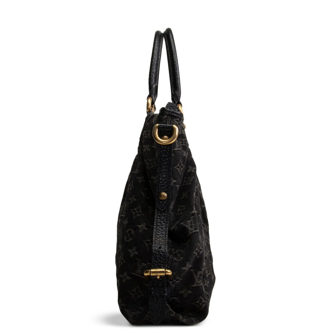 LOUIS VUITTON Monogram Denim Neo Cabby GM - Charcoal