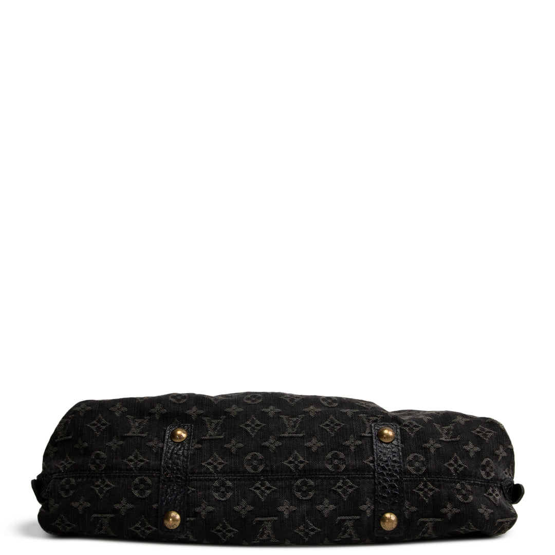LOUIS VUITTON Monogram Denim Neo Cabby GM - Charcoal