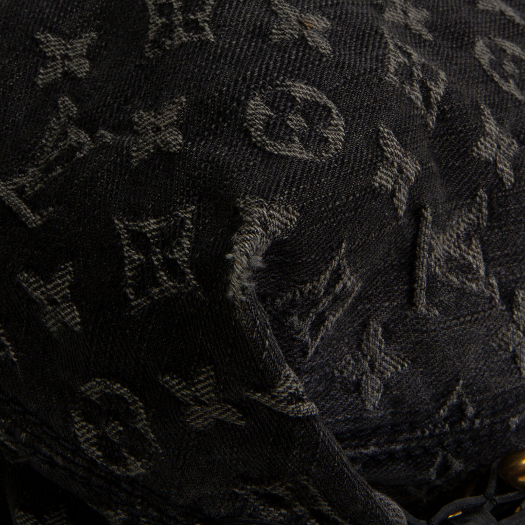 LOUIS VUITTON Monogram Denim Neo Cabby GM - Charcoal