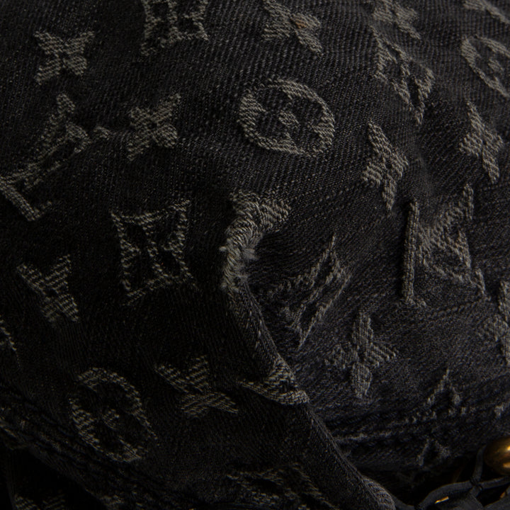 LOUIS VUITTON Monogram Denim Neo Cabby GM - Charcoal