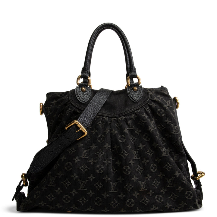 LOUIS VUITTON Monogram Denim Neo Cabby GM - Charcoal