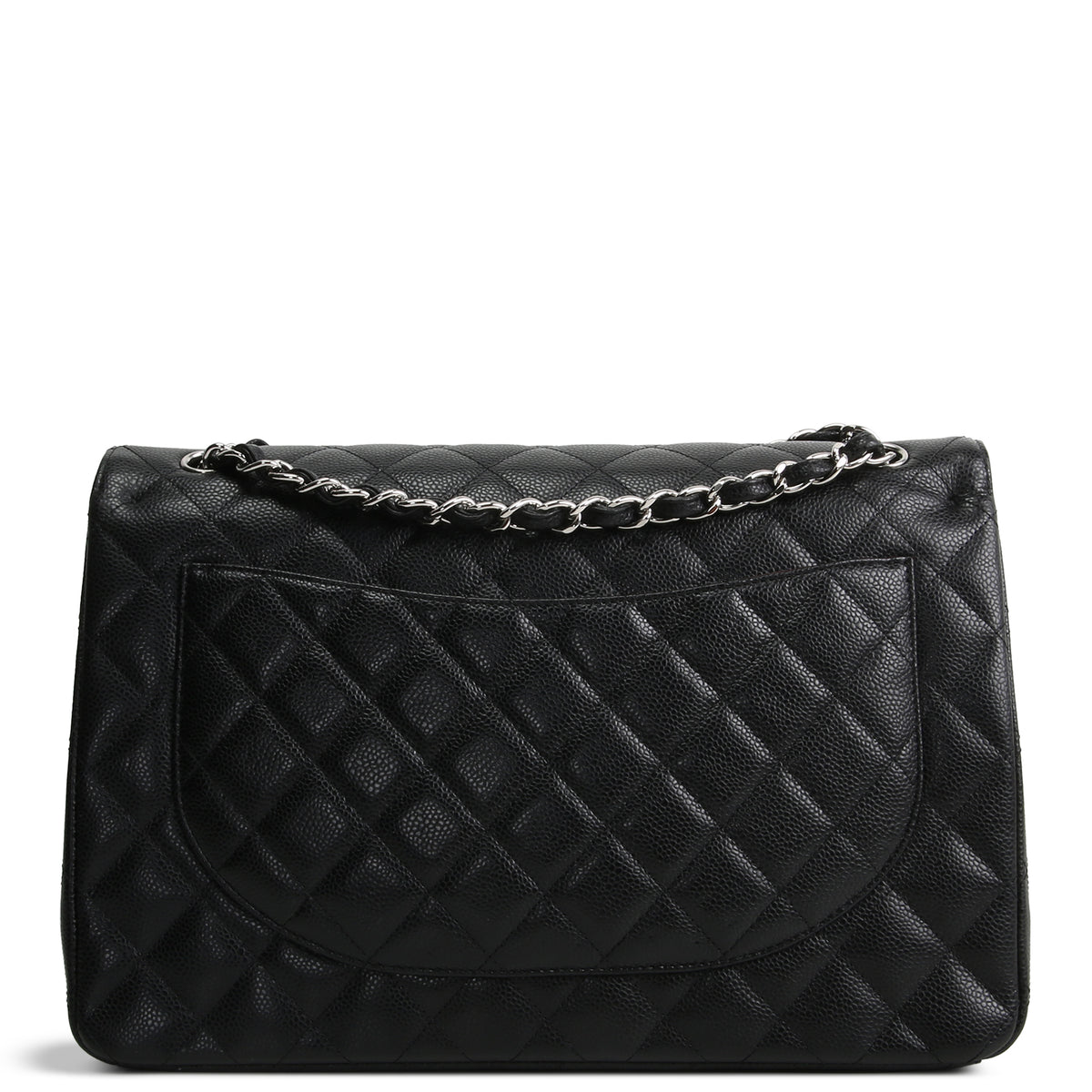 Chanel Classic Caviar Maxi Double Flap Shoulder Bag
