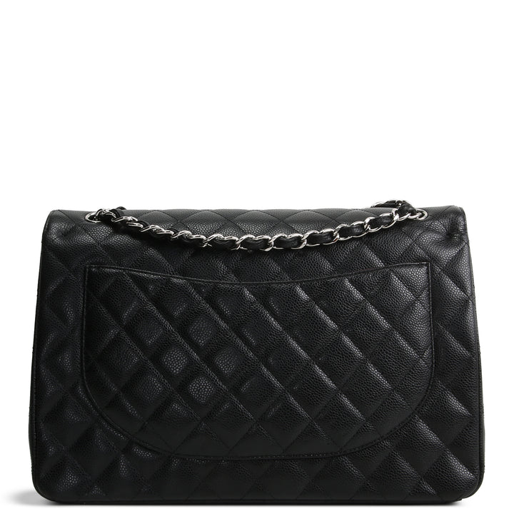 Chanel Classic Caviar Maxi Double Flap Shoulder Bag