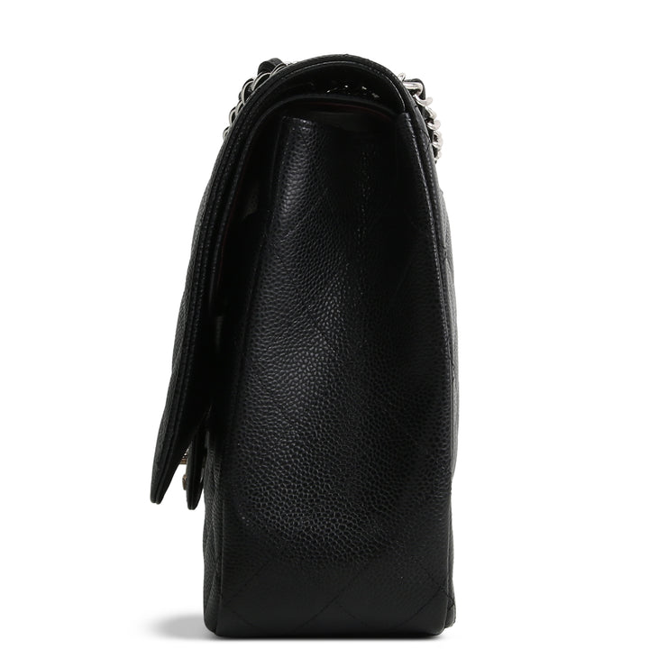 Chanel Classic Caviar Maxi Double Flap Shoulder Bag