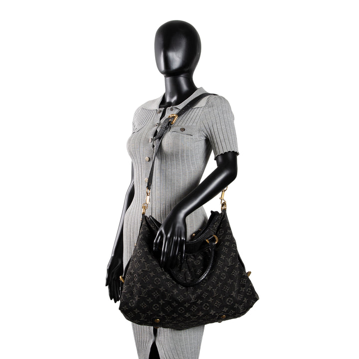 LOUIS VUITTON Monogram Denim Neo Cabby GM - Charcoal