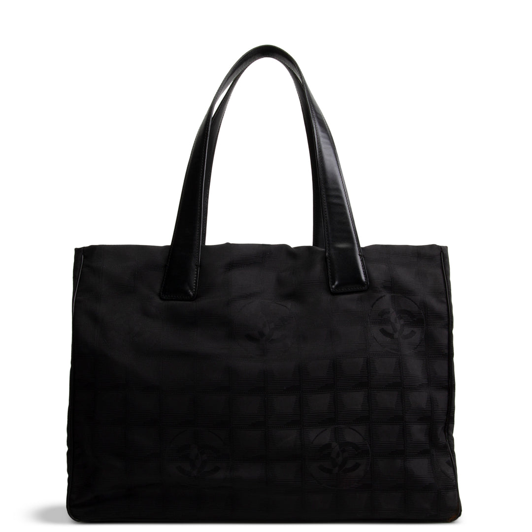 CHANEL Nylon Travel Ligne Tote - Black - OUTLET FINAL SALE