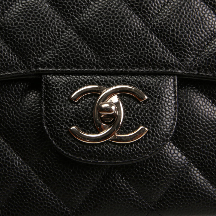 Chanel Classic Caviar Maxi Double Flap Shoulder Bag