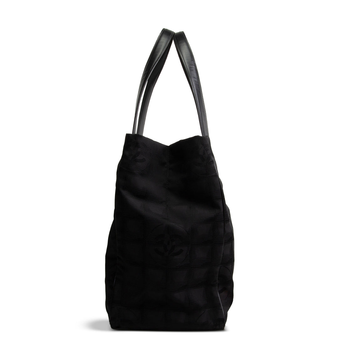 CHANEL Nylon Travel Ligne Tote - Black - OUTLET FINAL SALE