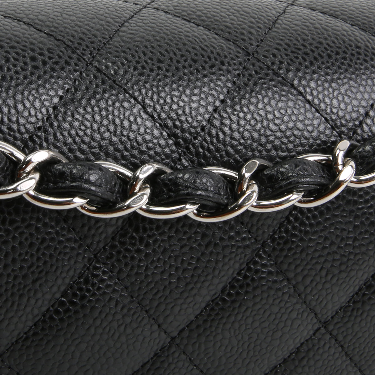 Chanel Classic Caviar Maxi Double Flap Shoulder Bag