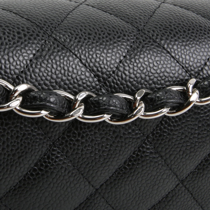 Chanel Classic Caviar Maxi Double Flap Shoulder Bag