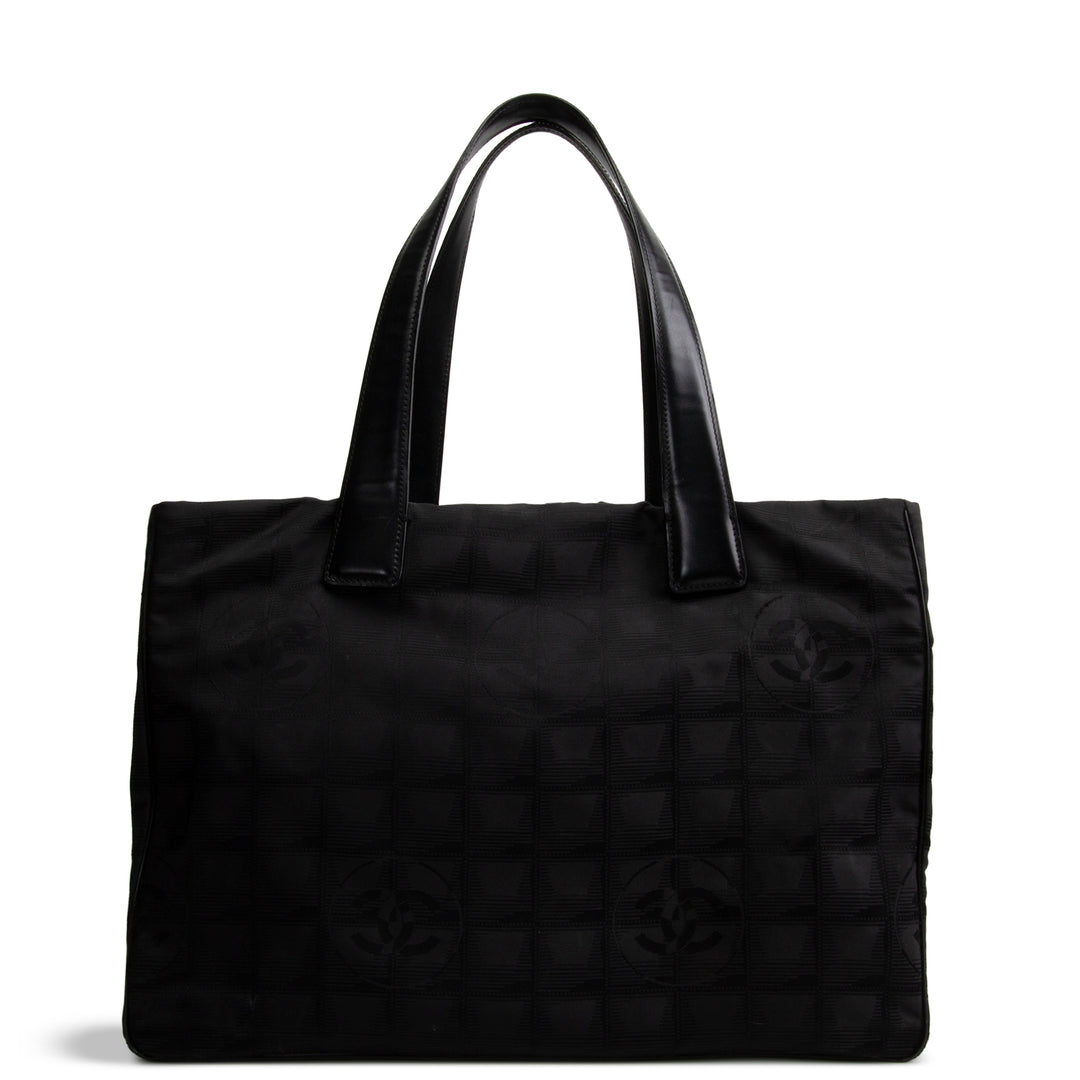 CHANEL Nylon Travel Ligne Tote - Black - OUTLET FINAL SALE