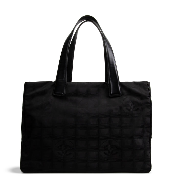 CHANEL Nylon Travel Ligne Tote - Black - OUTLET FINAL SALE