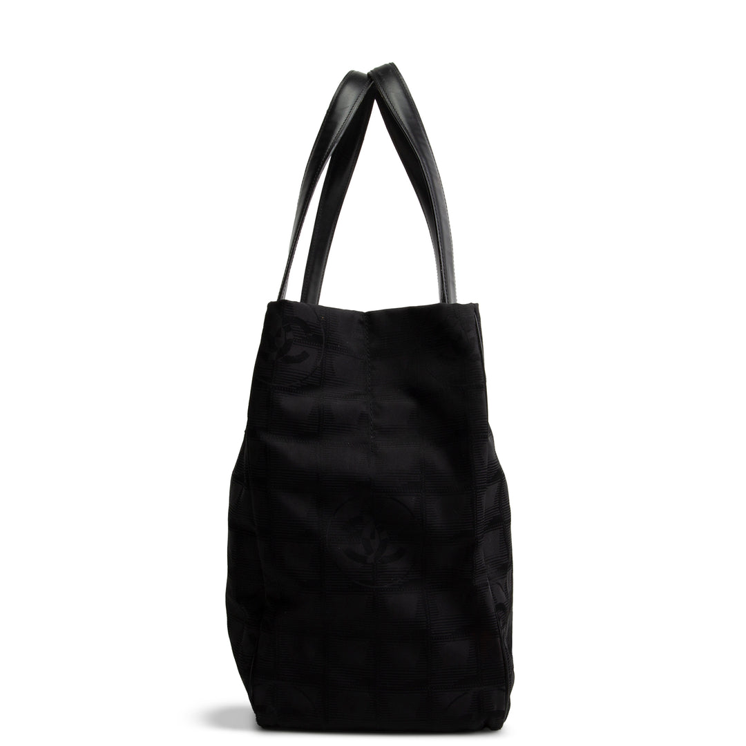 CHANEL Nylon Travel Ligne Tote - Black - OUTLET FINAL SALE