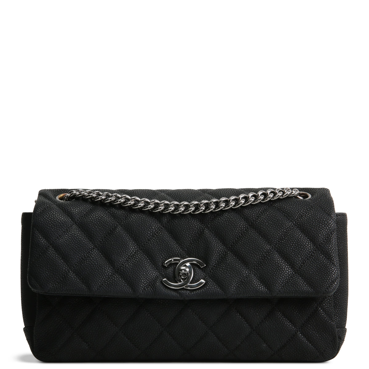CHANEL Quilted Flap Bag - Black OUTLET FINAL SALE