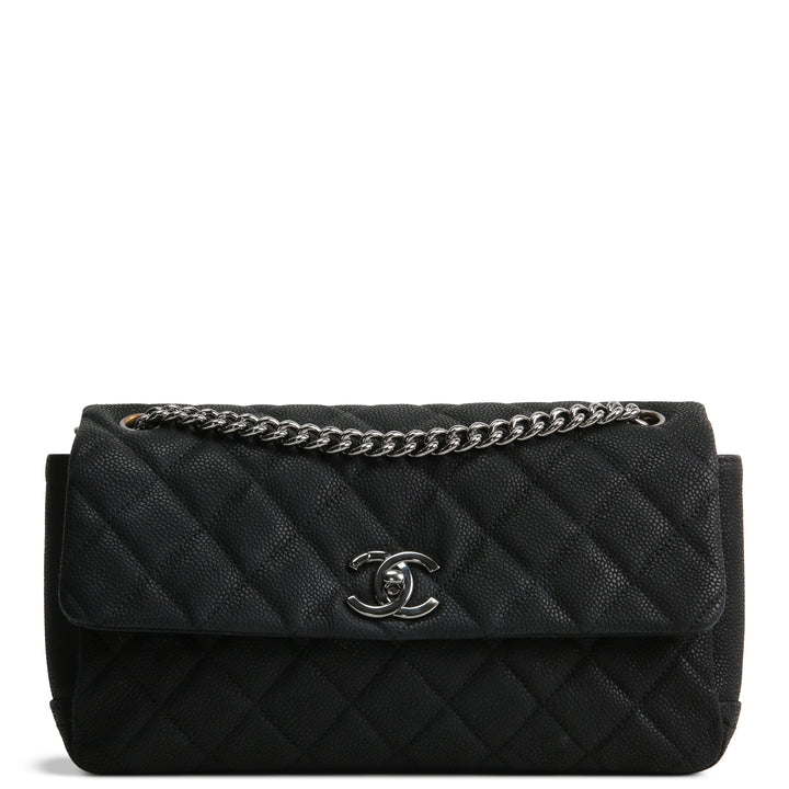 CHANEL Quilted Flap Bag - Black OUTLET FINAL SALE