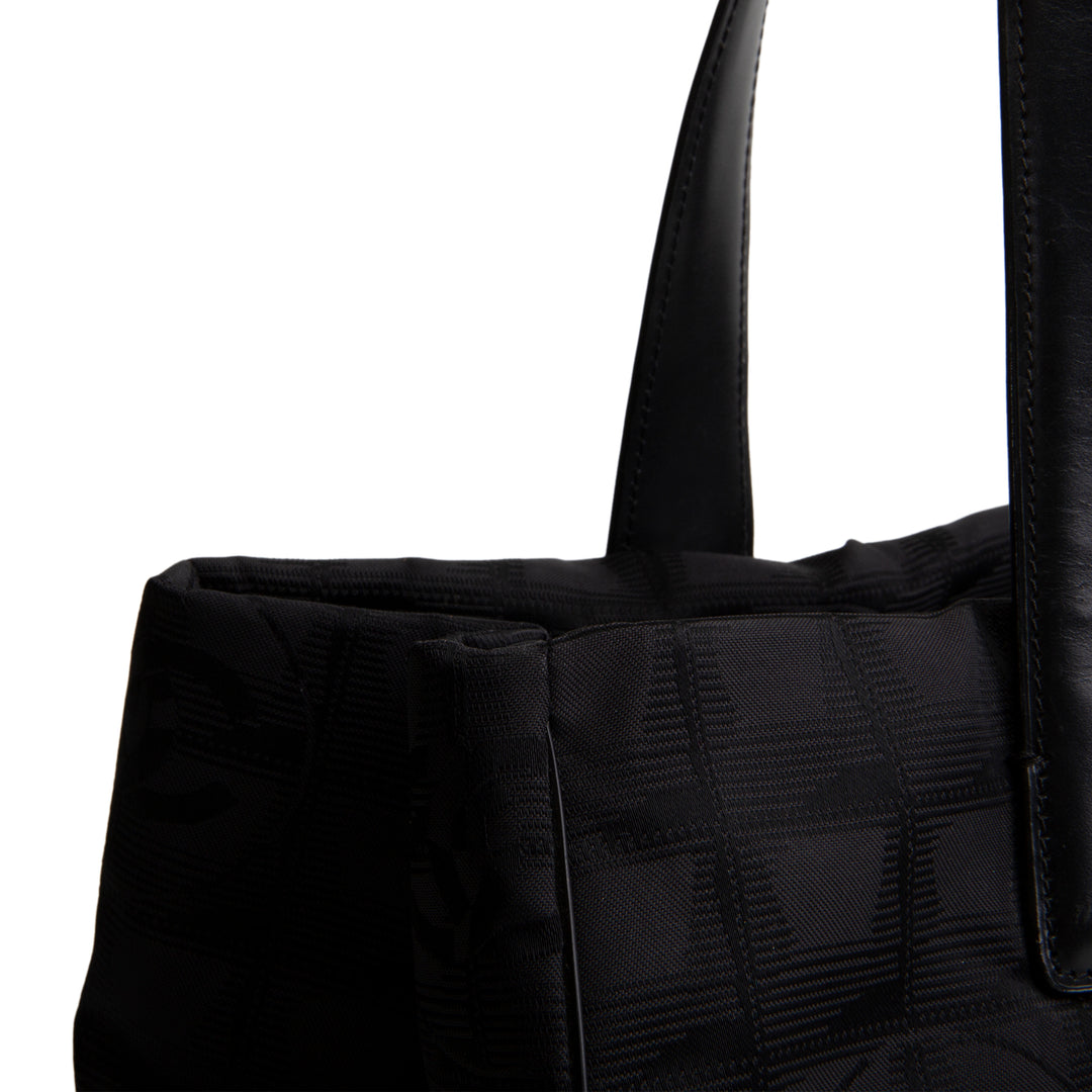 CHANEL Nylon Travel Ligne Tote - Black - OUTLET FINAL SALE