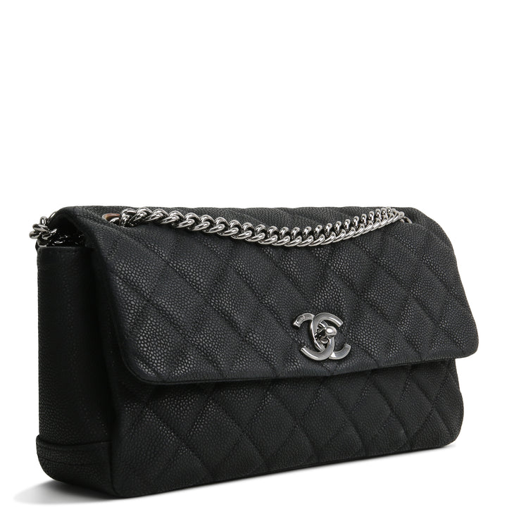 CHANEL Quilted Flap Bag - Black OUTLET FINAL SALE