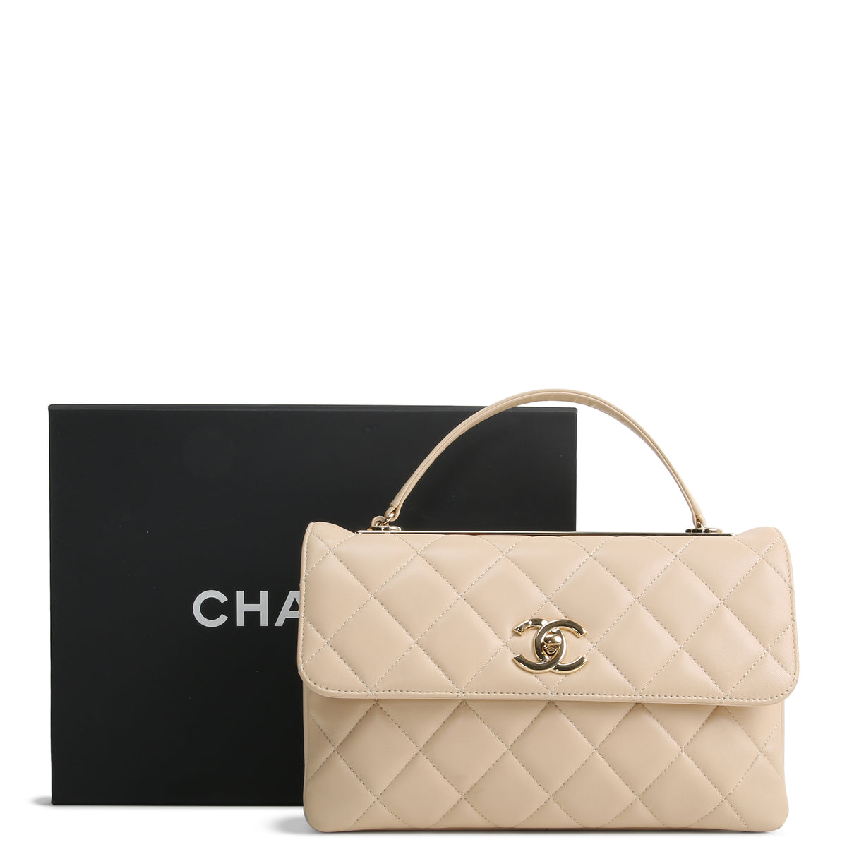 CHANEL Trendy Flap Bag - Beige OUTLET FINAL SALE