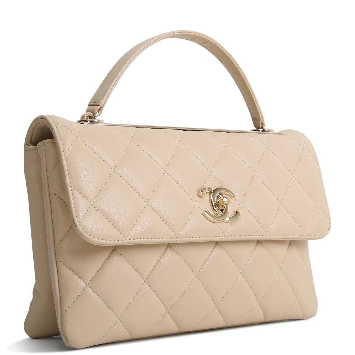 CHANEL Trendy Flap Bag - Beige OUTLET FINAL SALE