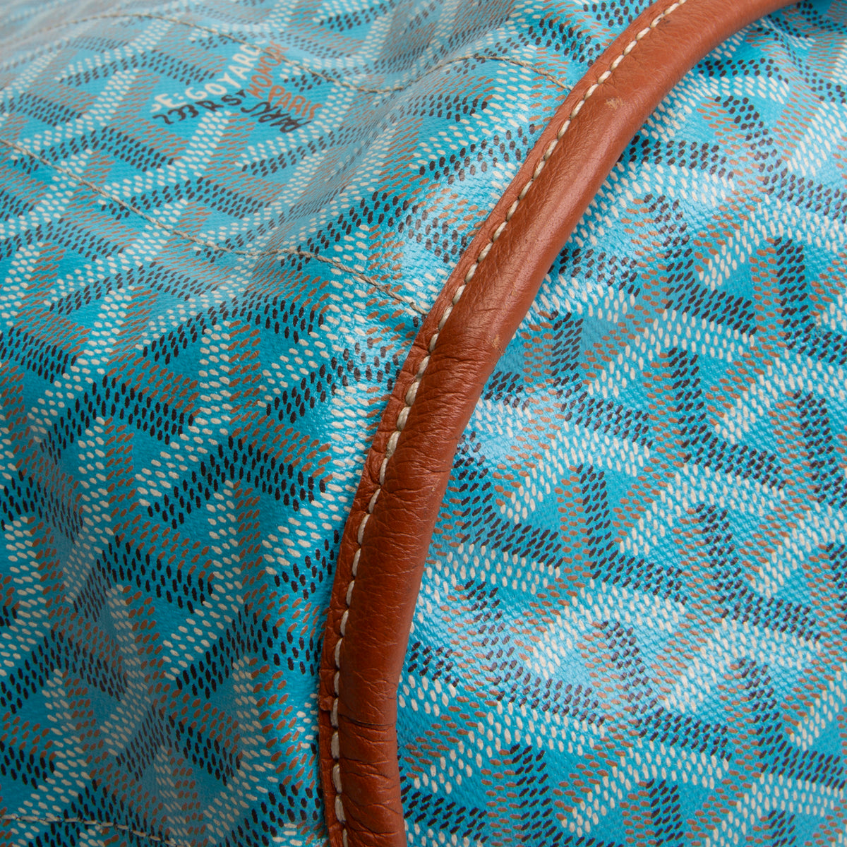 GOYARD Goyardine Reversible Belharra - Light Blue