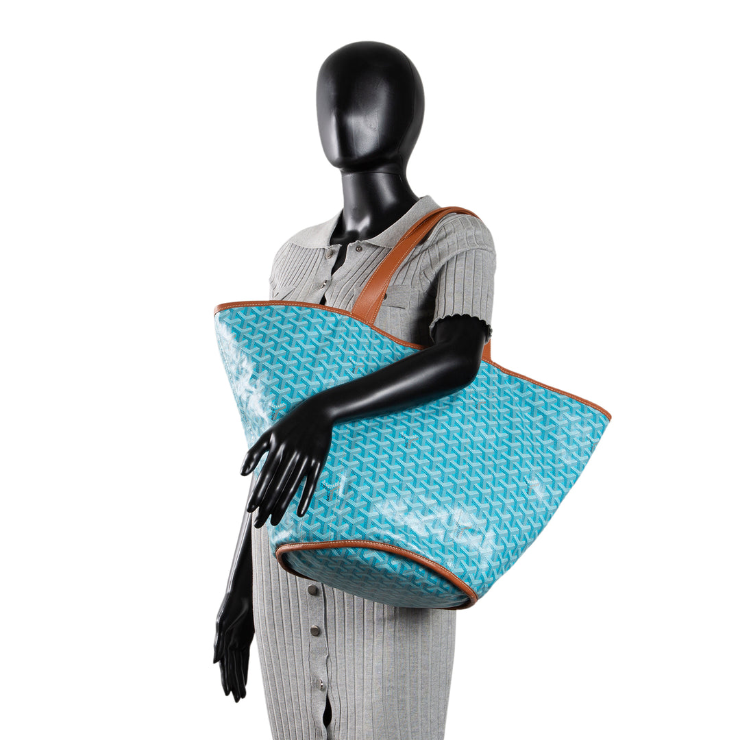 GOYARD Goyardine Reversible Belharra - Light Blue