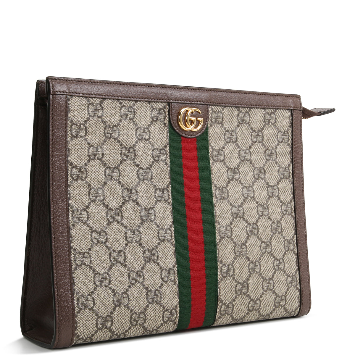 GUCCI GG Supreme Web Ophidia Pouch