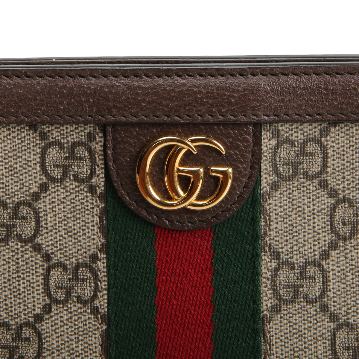 GUCCI GG Supreme Web Ophidia Pouch