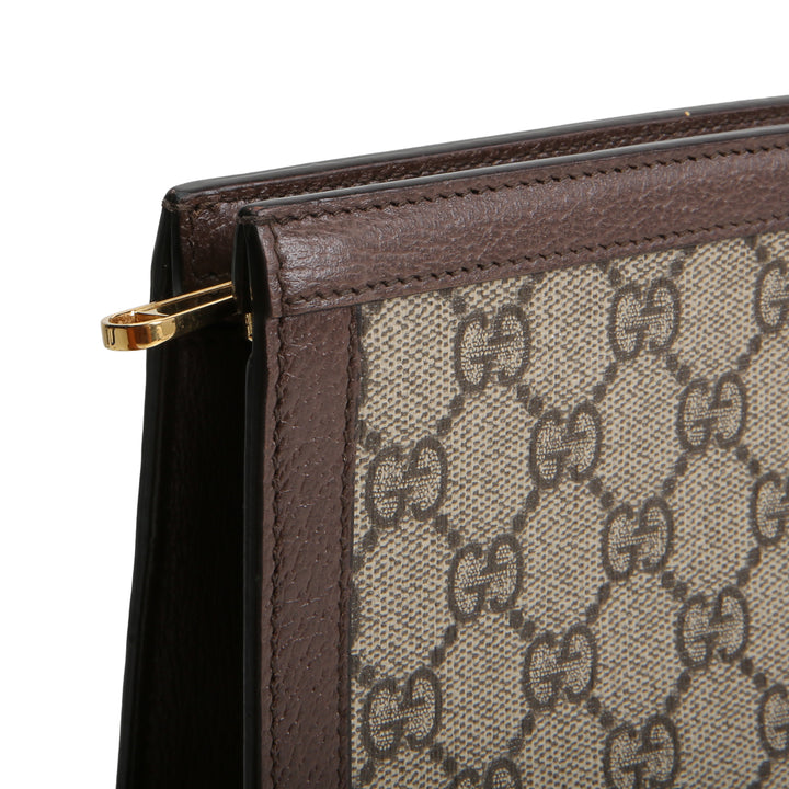 GUCCI GG Supreme Web Ophidia Pouch
