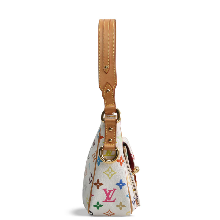 LOUIS VUITTON Monogram Multicolore Lodge Shoulder Bag - White