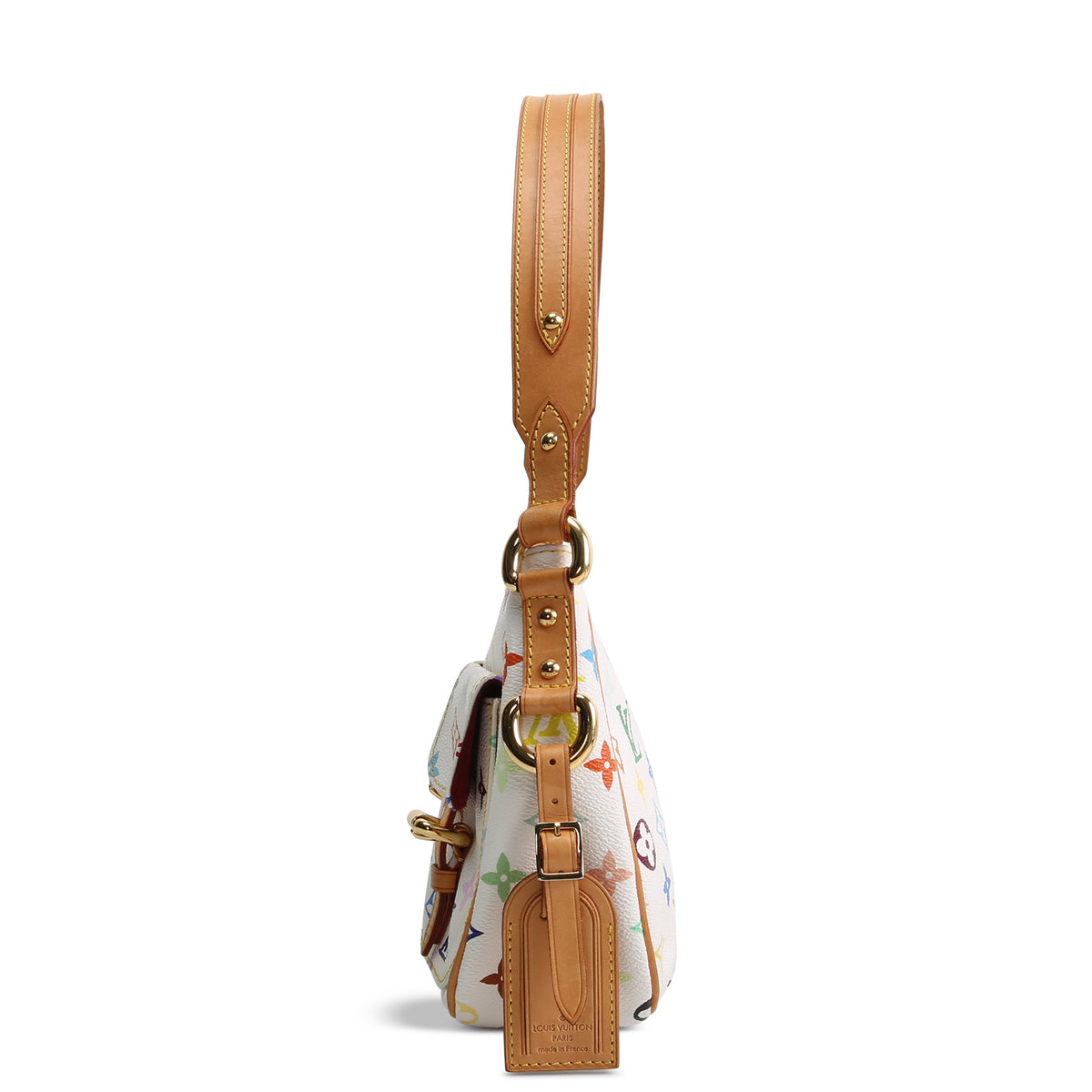 LOUIS VUITTON Monogram Multicolore Lodge Shoulder Bag - White