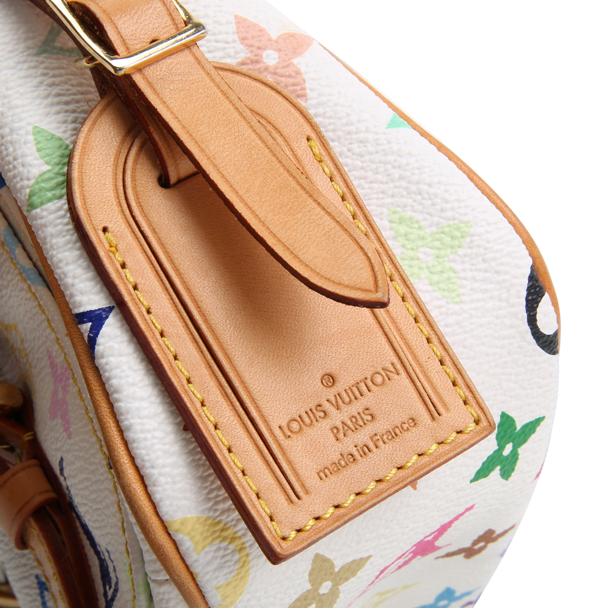 LOUIS VUITTON Monogram Multicolore Lodge Shoulder Bag - White