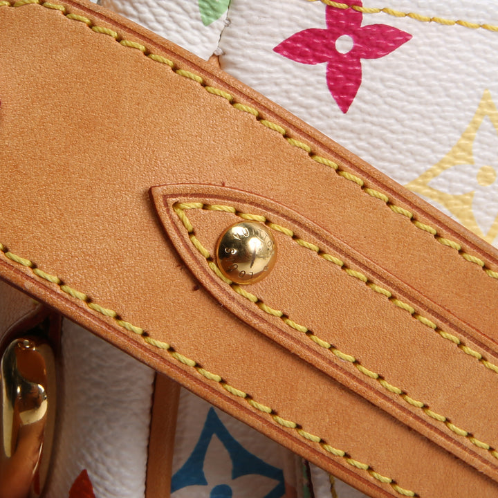 LOUIS VUITTON Monogram Multicolore Lodge Shoulder Bag - White