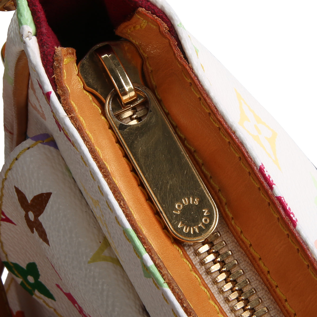 LOUIS VUITTON Monogram Multicolore Lodge Shoulder Bag - White