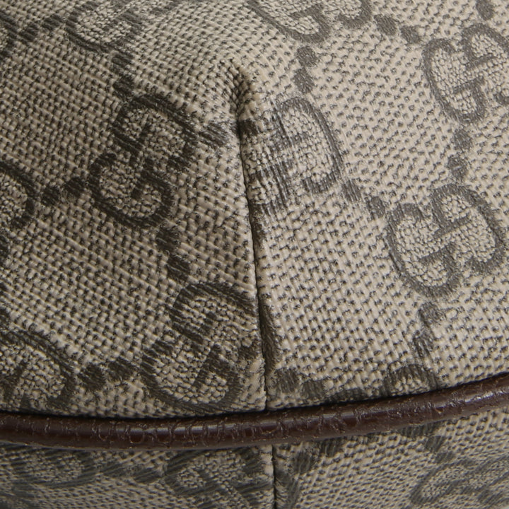 GUCCI GG Supreme Ophidia Halfmoon Hobo