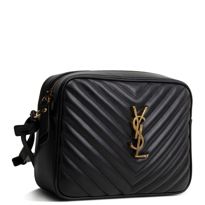 SAINT LAURENT Camera Lou Tassel Bag - Black