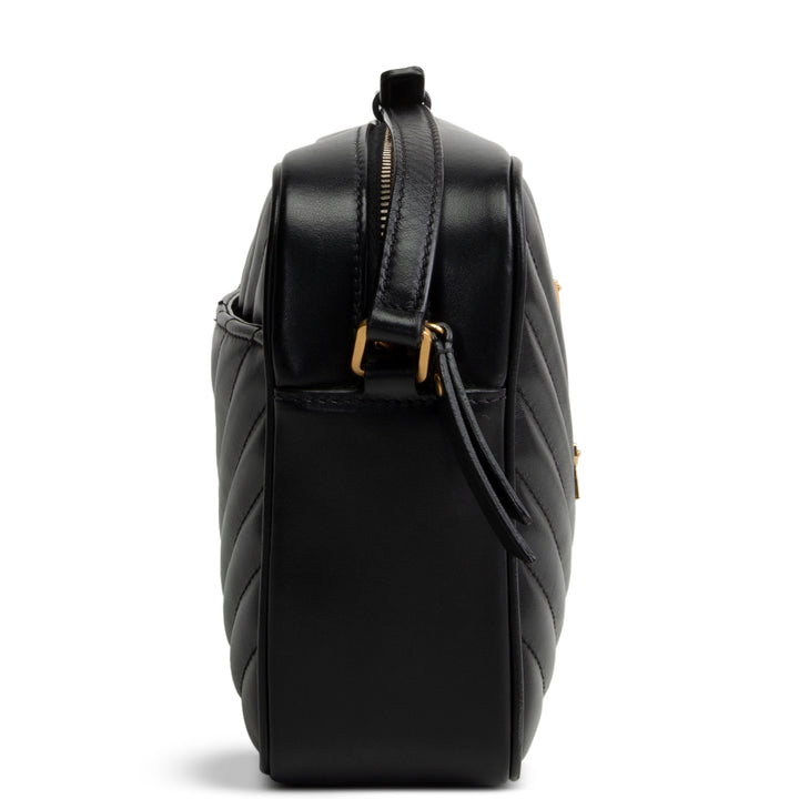 SAINT LAURENT Camera Lou Tassel Bag - Black