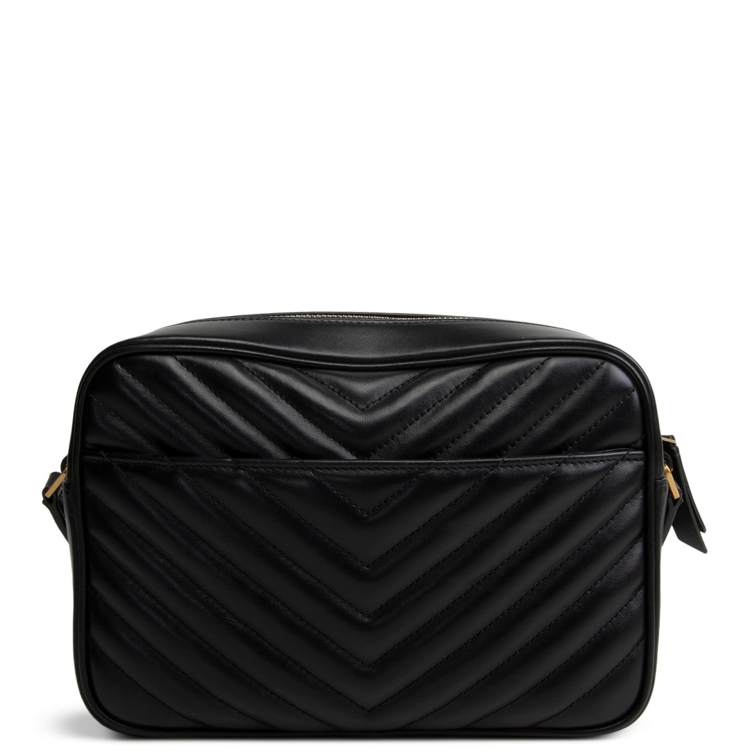 SAINT LAURENT Camera Lou Tassel Bag - Black