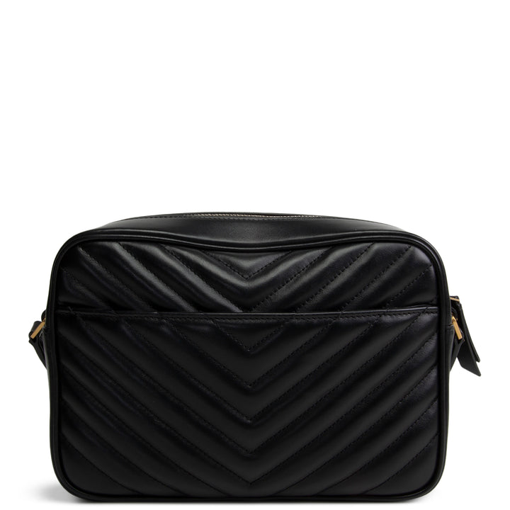 SAINT LAURENT Camera Lou Tassel Bag - Black