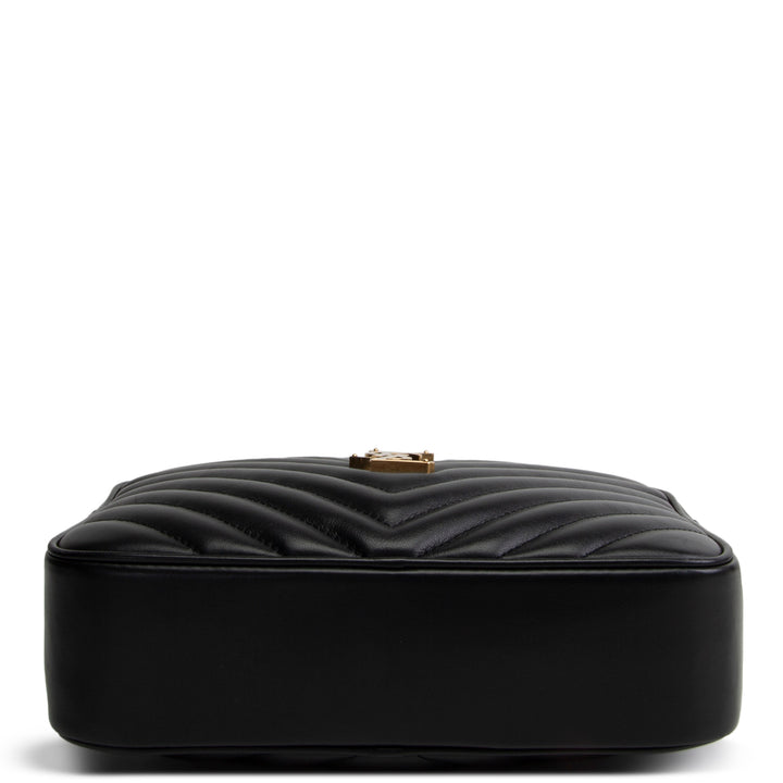 SAINT LAURENT Camera Lou Tassel Bag - Black