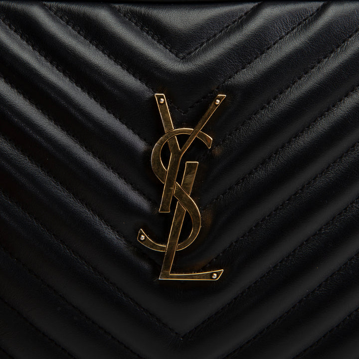 SAINT LAURENT Camera Lou Tassel Bag - Black
