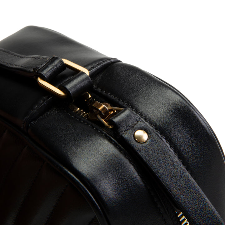 SAINT LAURENT Camera Lou Tassel Bag - Black