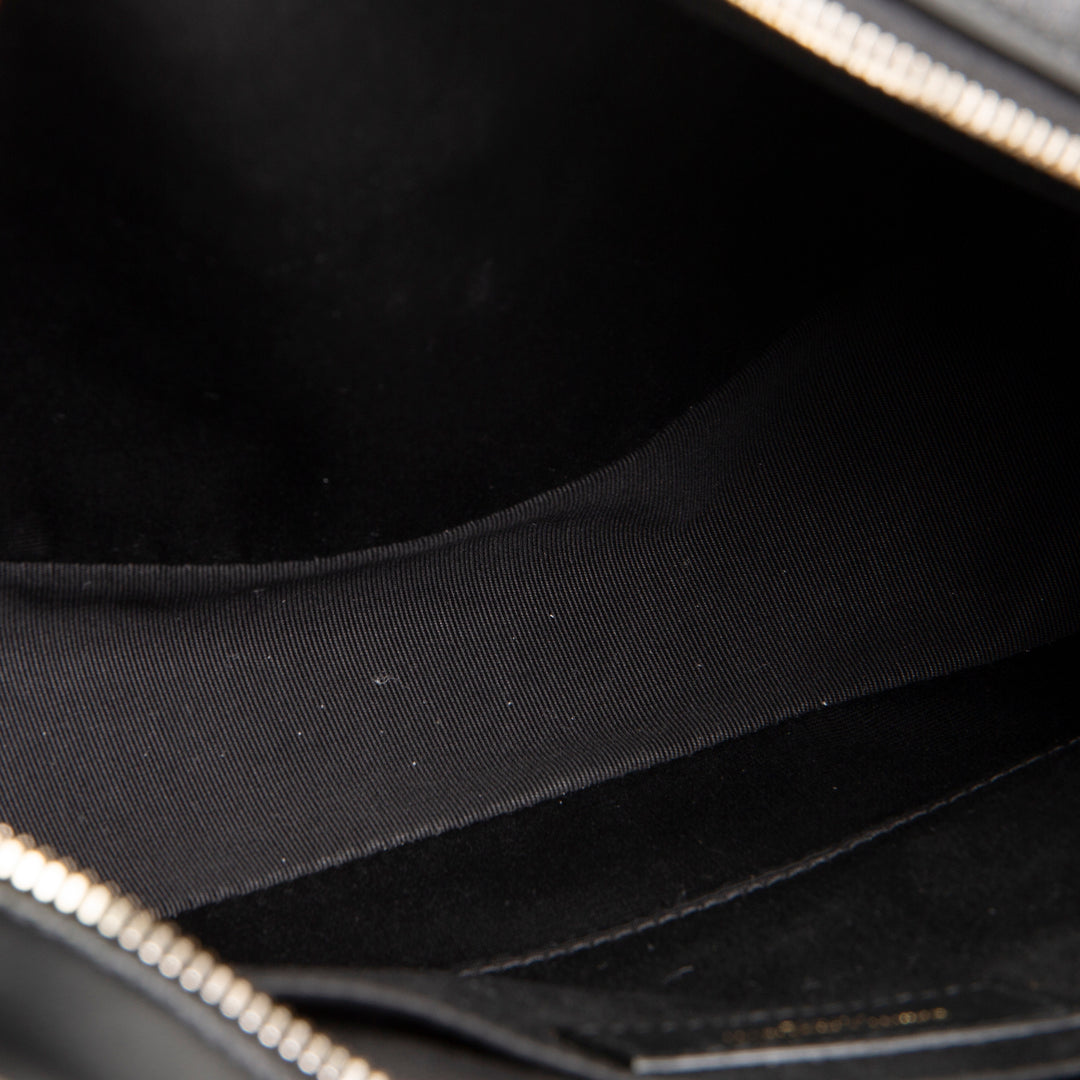 SAINT LAURENT Camera Lou Tassel Bag - Black