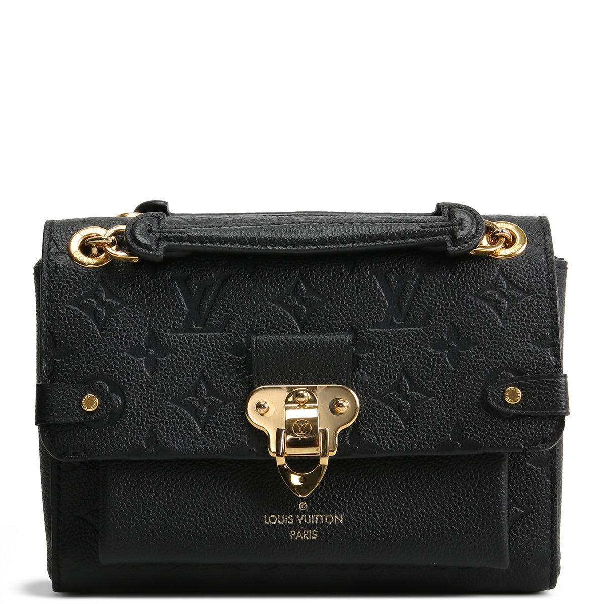 LOUIS VUITTON Monogram Empreinte Vavin BB - Black