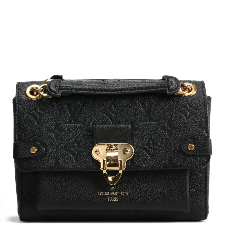 LOUIS VUITTON Monogram Empreinte Vavin BB - Black