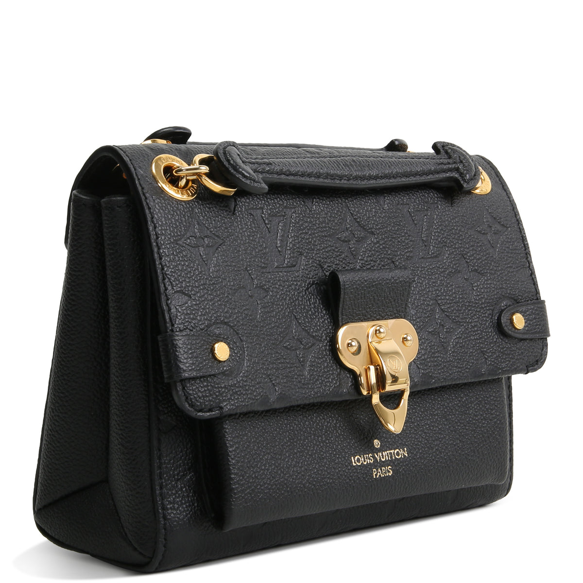 LOUIS VUITTON Monogram Empreinte Vavin BB - Black