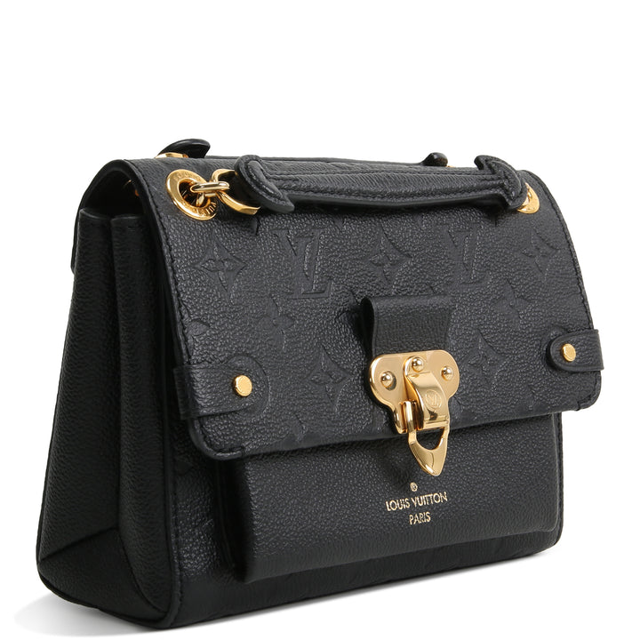 LOUIS VUITTON Monogram Empreinte Vavin BB - Black