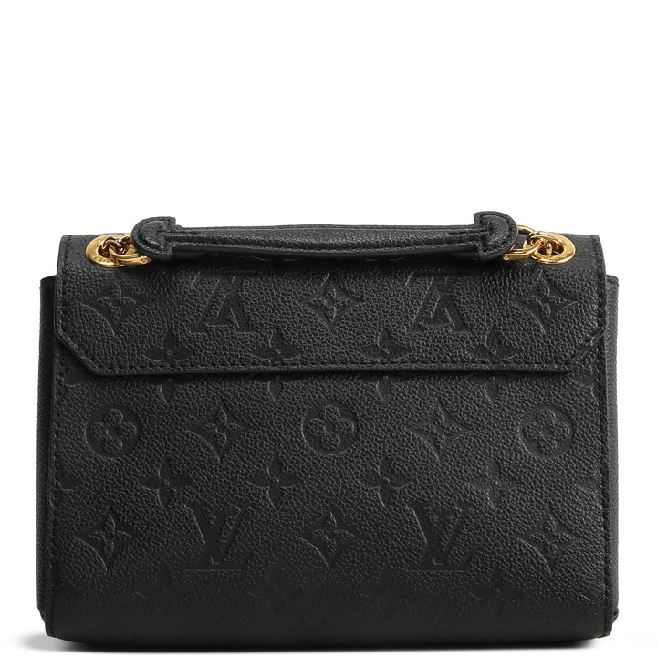 LOUIS VUITTON Monogram Empreinte Vavin BB - Black