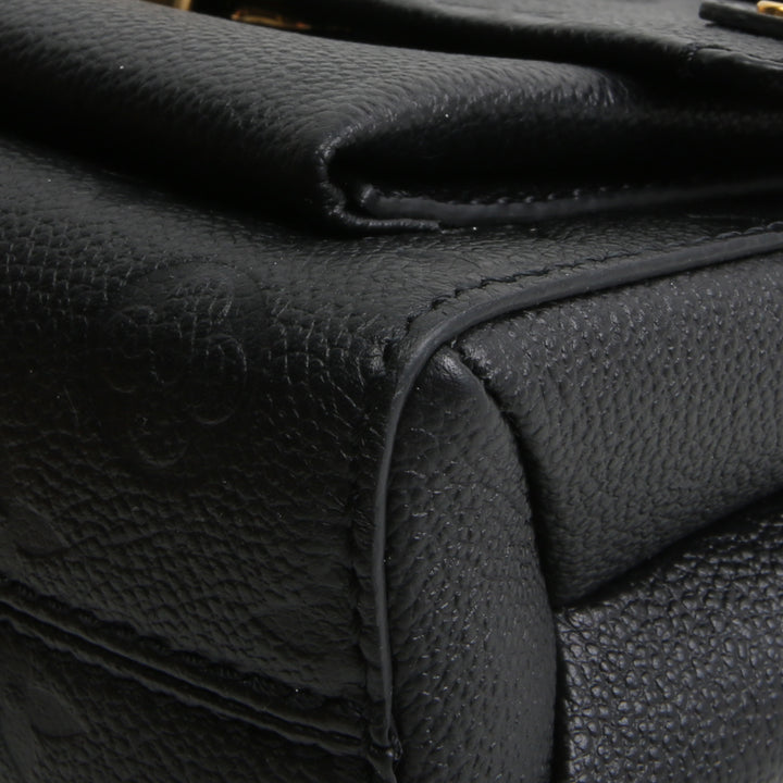 LOUIS VUITTON Monogram Empreinte Vavin BB - Black
