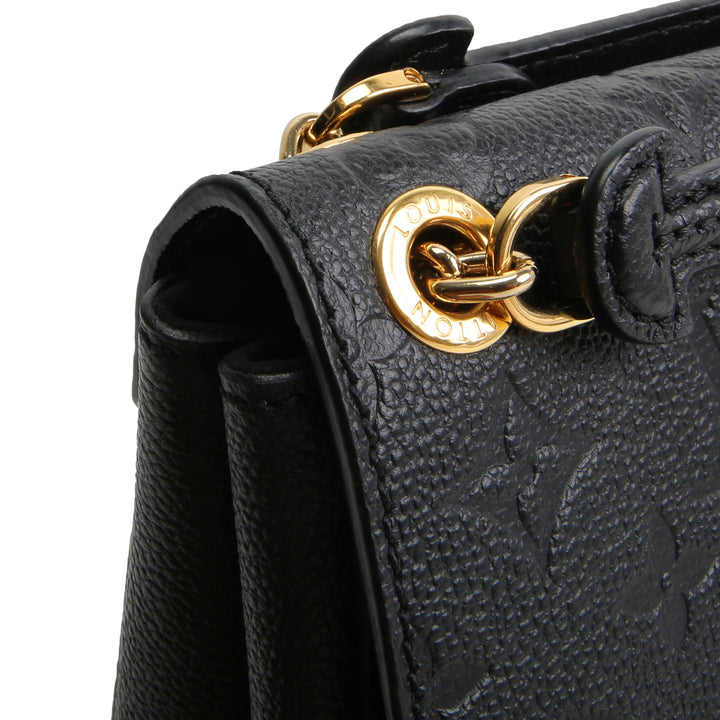 LOUIS VUITTON Monogram Empreinte Vavin BB - Black