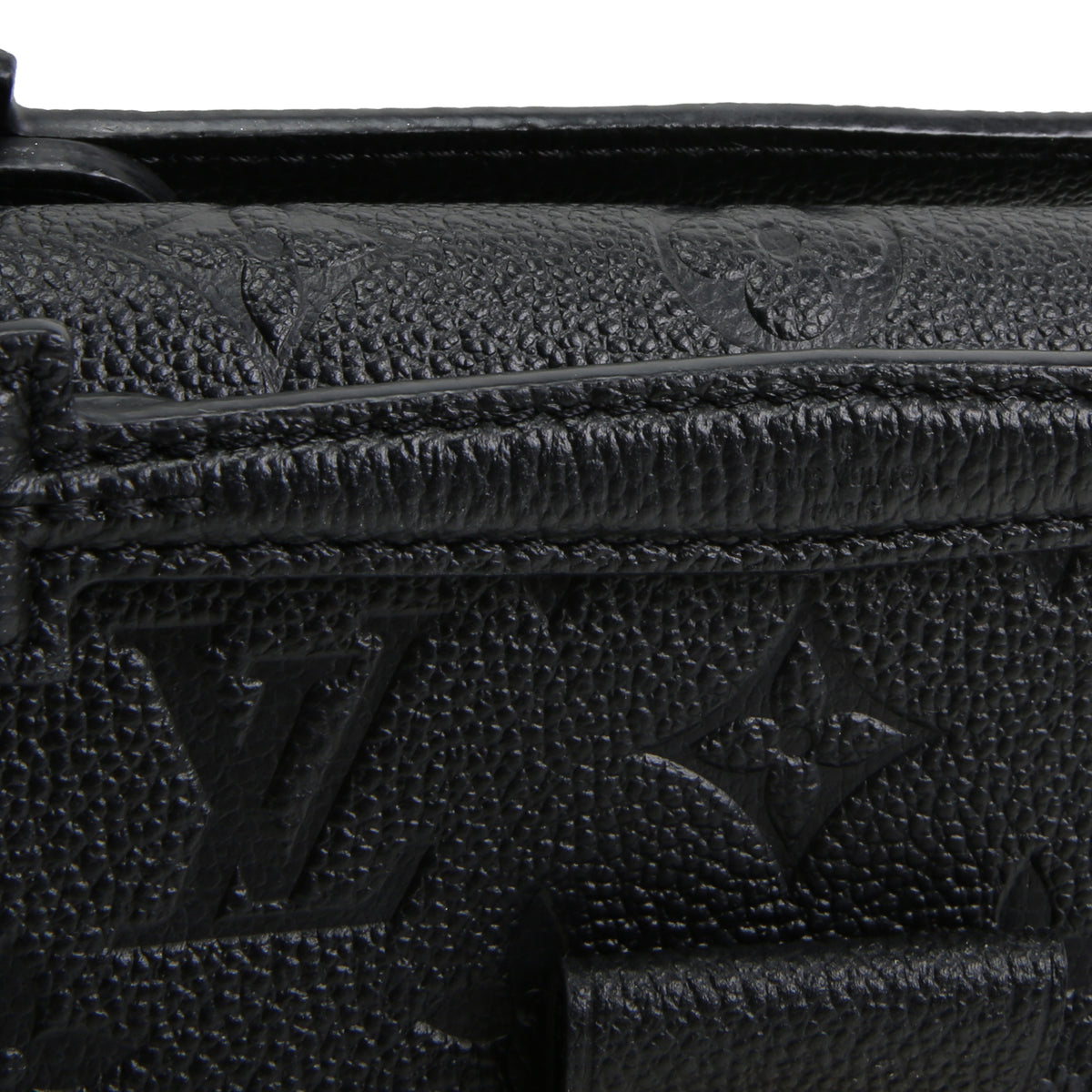 LOUIS VUITTON Monogram Empreinte Vavin BB - Black